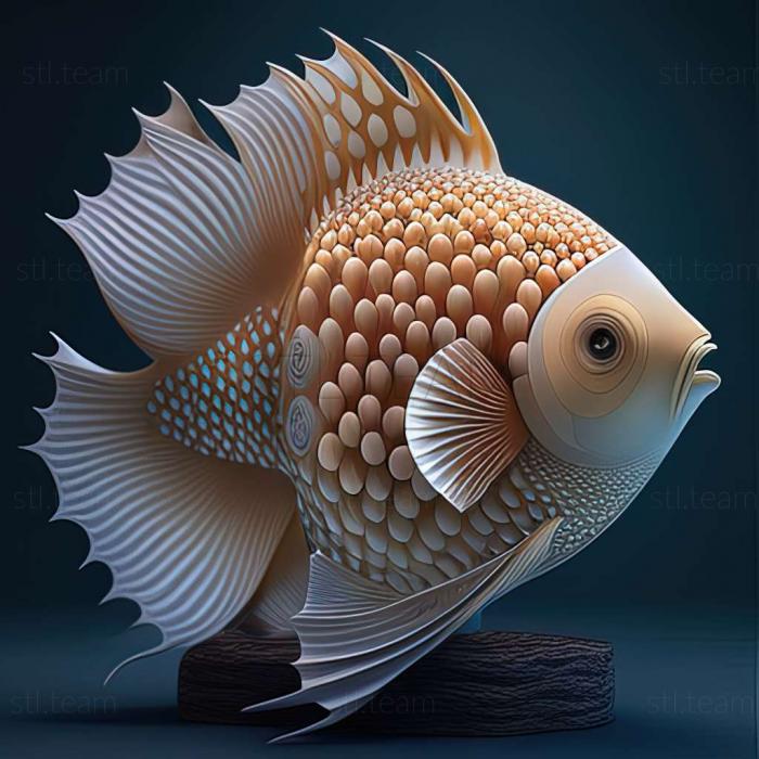 3D model Pearl fish (STL)